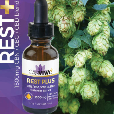 CANVIVA 1500MG CBD CBG CBN Tincture with Hops Extract